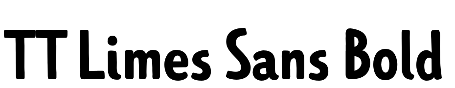 TT Limes Sans Bold Yazı tipi ücretsiz indir
